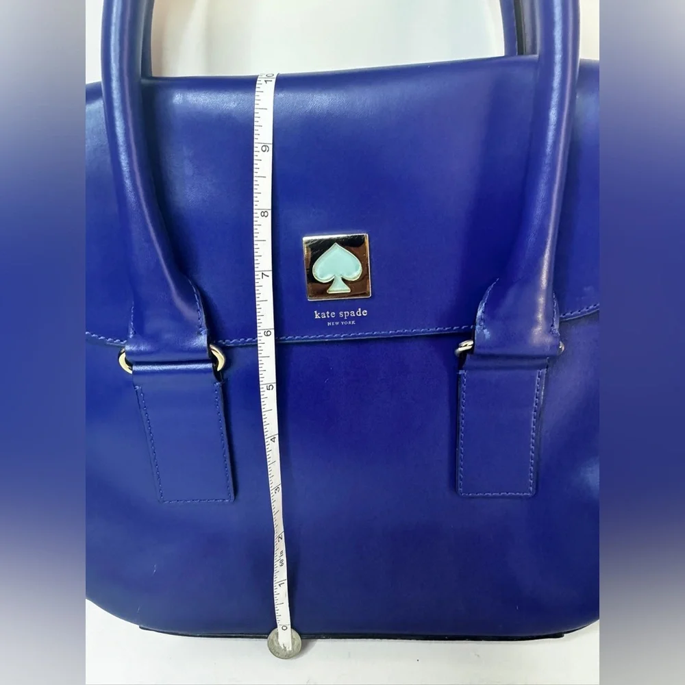 Kate Spade Bond Street Flo Blue/Aqua Crossbody Satchel Purse
